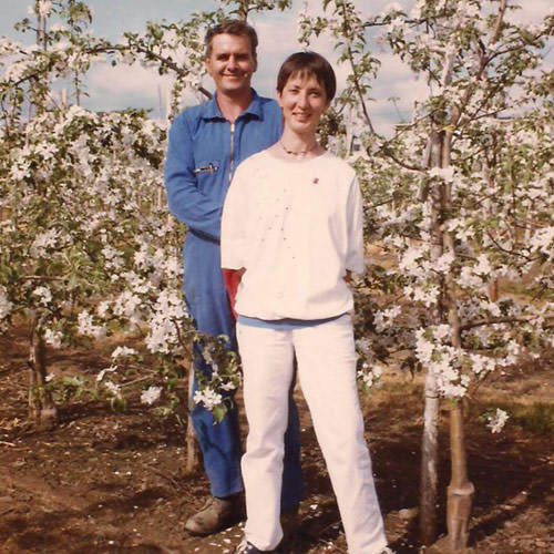 1980 - Diane Goyette et Louis Poulin du Verger Gros Pierre