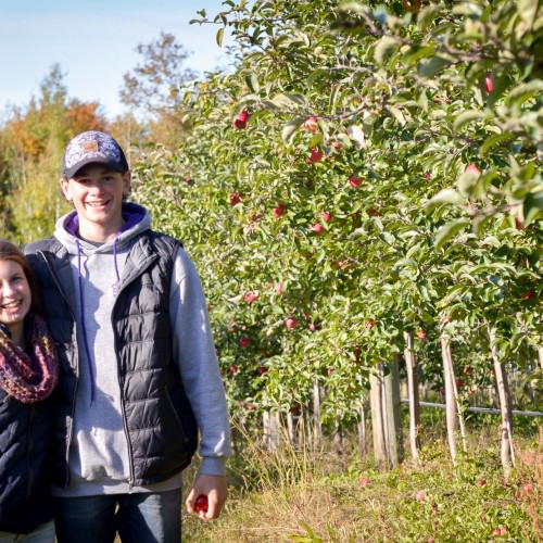 Adolescent de Sherbrooke au Verger Gros Pierre
